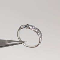 Image 4 of Bague cheveux sur mesure en Argent 