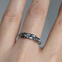 Image 2 of Bague cheveux sur mesure en Argent 