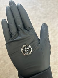 1 x Silver metal flat back L.v. charm. (1 LEFT TO PURCHASE)