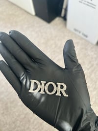 1x large silver dior flatback charm (5 LEFT TO PURCHASE)