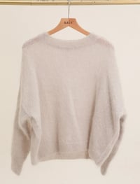 Image 1 of Cloud Mohair Sweater – Beige · by Nais