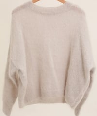Image 2 of Cloud Mohair Sweater – Beige · by Nais