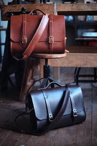 Image 3 of Satchel bag (cognac)