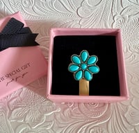 Image 1 of Hat Clips “Rustic Turquoise” Collection