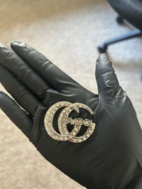 1x Silver Diamanté Metal Flat Back Charm Gg Craft, Junk Case & Jewellery Making UK