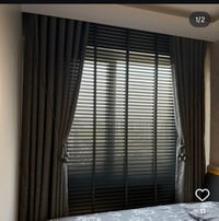 Image 3 of Store vénitien lame de bois 50 mm 