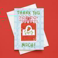 Thank You Berry Much Greeting Card