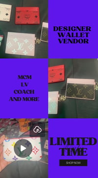 Designer wallet vendor