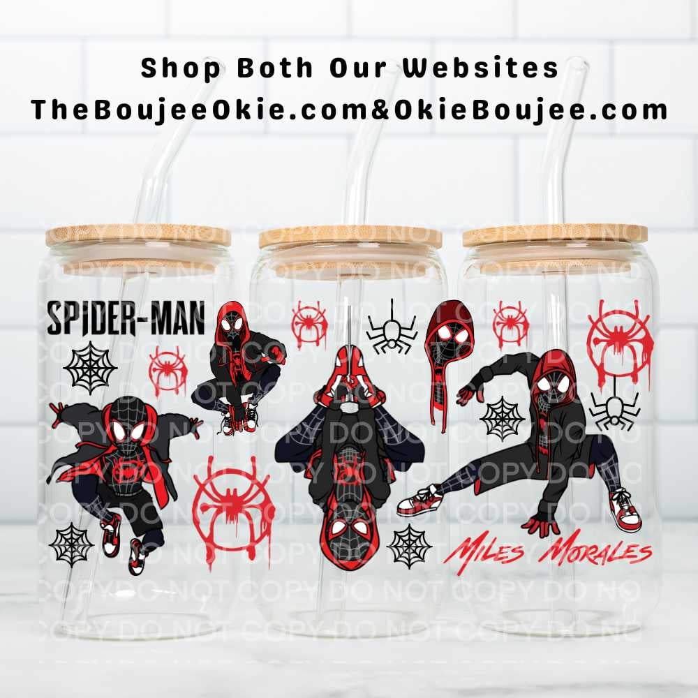 Image of Spiderman Miles Morales Uv Dtf Wrap  W0819