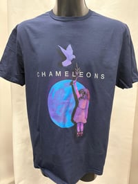 Arctic Moon T-shirt on Blue 