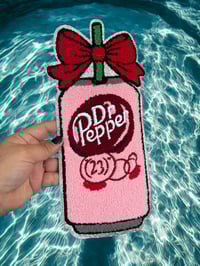 Dr Pepper Iron-On Embroidery Patch