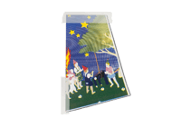 Image 2 of A3 Sérigraphie ‘’ La fête du feu ‘’