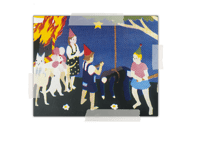 Image 4 of A3 Sérigraphie ‘’ La fête du feu ‘’ (version nuit)