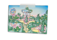 Image 1 of A3 Impression numérique ‘’ Le village des Polly Pockets ‘’