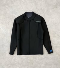Image 1 of Patagonia Yulex Regulator Lite Front Zip Long Sleeve Wetsuit Top Black Large 