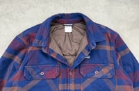 Image 5 of Patagonia Insulated Fjord Flannel Checks Navy Medium Mens 