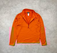 Image 2 of Patagonia R1 Fleece Pullover Orange Medium Mens 