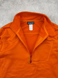 Image 3 of Patagonia R1 Fleece Pullover Orange Medium Mens 