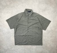 Image 1 of Patagonia A/C Cotton Shirt Khaki Swirls Print Large Mens Vintage 1997