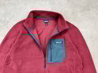 Image 3 of Patagonia R1 Air Half Zip Fleece Pullover Sequoia Red Medium Mens