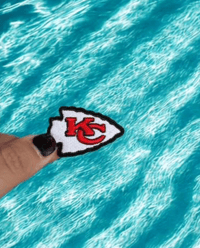 Chiefs Football logo Mini  Iron-On Embroidery Patch