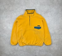 Image 1 of Patagonia Synchilla Snap T Fleece Pullover Butternut: Gull Grey Large Mens Vintage 1998