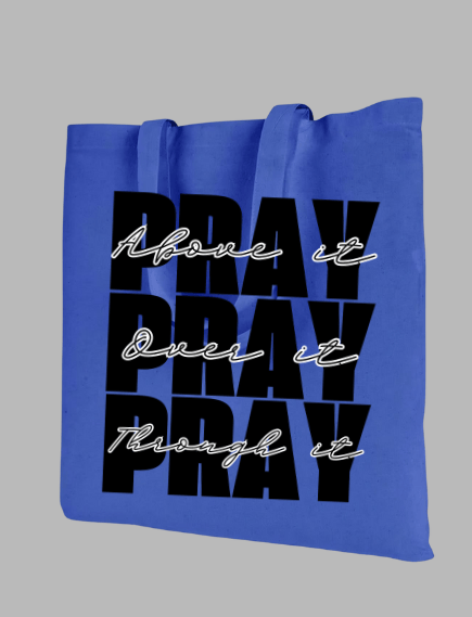 Image of Pray pray pray Tote Bags