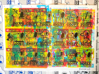 Image 3 of SILVR SNOPY Uncut Production Sheets + Mispirnts by J. Sturgill