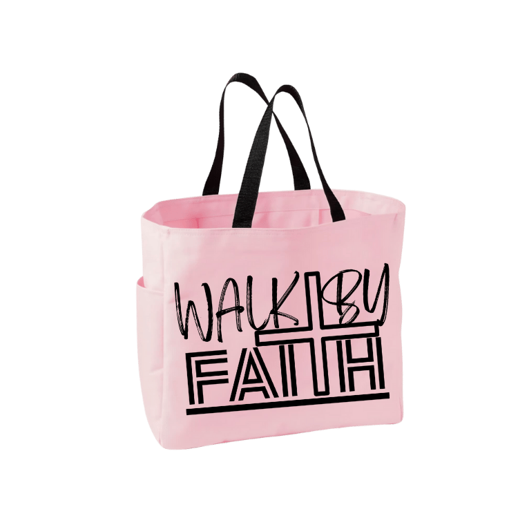 Image of Walk by Faith Essential Tote Bags