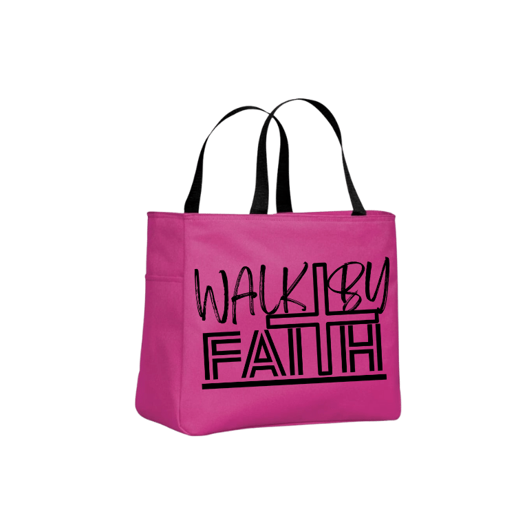 Image of Walk by Faith Essential Tote Bags