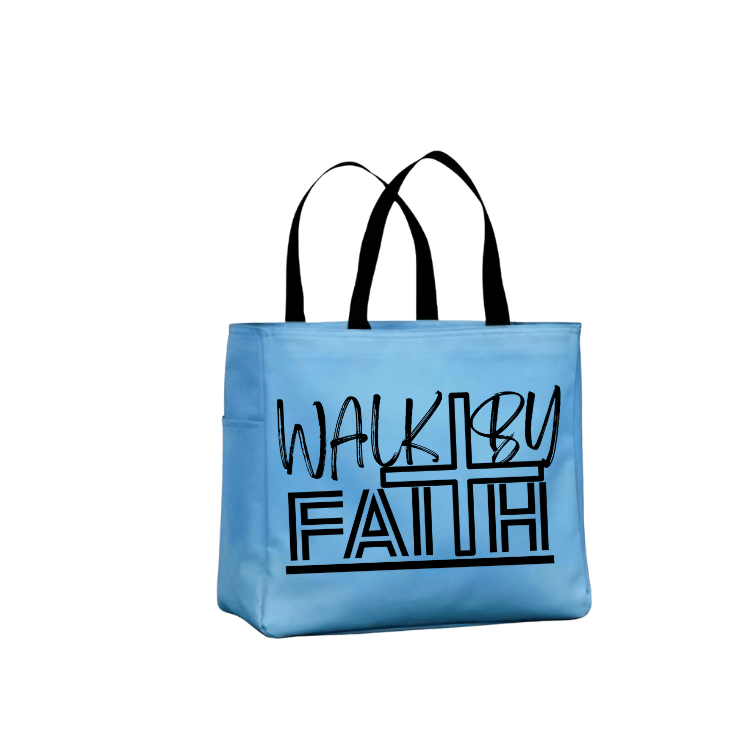 Image of Walk by Faith Essential Tote Bags
