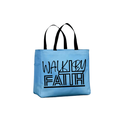 Image of Walk by Faith Essential Tote Bags