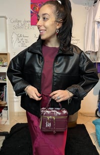 Image 3 of Bomber ecopelle nero