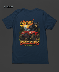 Image 7 of Jeepin In Smokies Tee