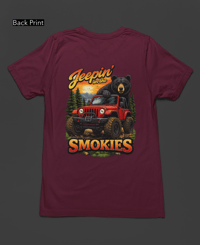 Image 8 of Jeepin In Smokies Tee