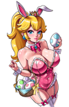 Easter Bunny Peach (Mario) Print