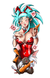 Bunny Ryoko (Tenchi Muyo) Print 