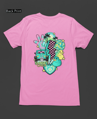 Image 4 of Sunset Chaser Jeep Mint Tee