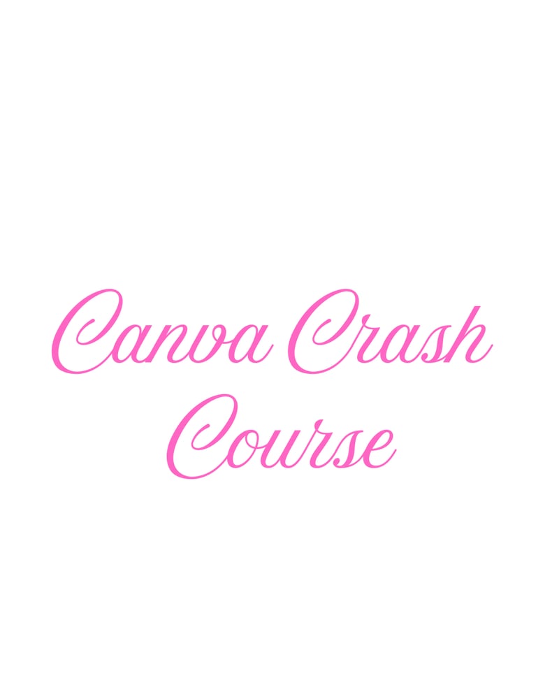 Image of Canva Crash Course