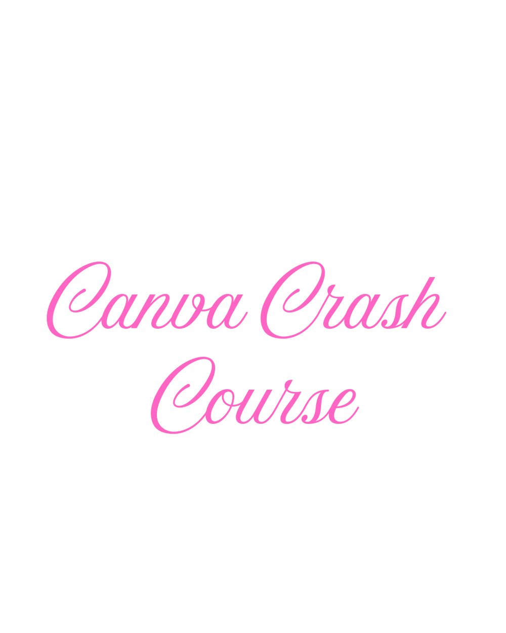 Image of Canva Crash Course