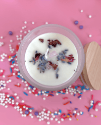 Image 3 of self-love intention candle