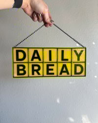Image 1 of Daily Bread Waffle House Stained Glass Wall Piece