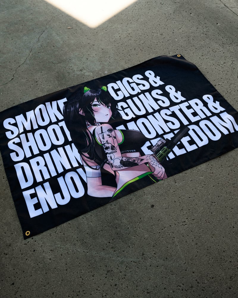 Image of The Motto Monster Flag