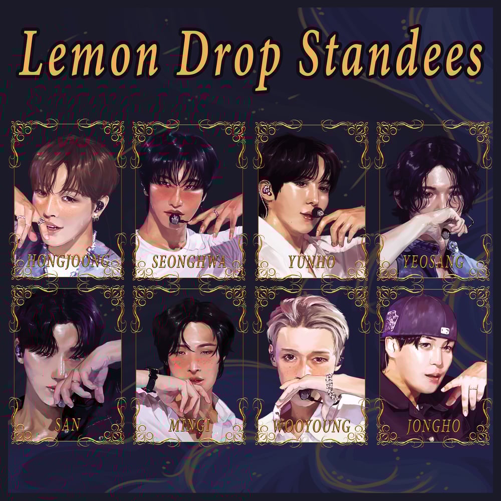 Image of ATEEZ Lemon Drop Standees