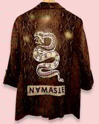 Image 2 of SNAKE PRINT  ✘ IBIZA ✘ UPCYCLED VINTAGE JACKET ✘
