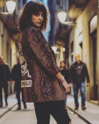 Image 1 of SNAKE PRINT  ✘ IBIZA ✘ UPCYCLED VINTAGE JACKET ✘