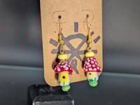 Mushroom Flower Earrings