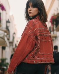 Image 1 of AmoRe ¥ NieTen oVersiZed Bomber jacket ¥ unisex ¥ viLLaGe punK ¥ IbiZa ¥ jacket ¥