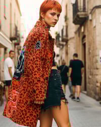 Image 1 of LEO ¥ VINTAGE ¥ IBIZA UPCYCLED COAT ¥ UNISEX