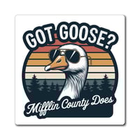 Image 1 of Die-Cut Magnet - Nostalgic 90s Cartoon Goose Day - Mifflin County Design-1ca132b2